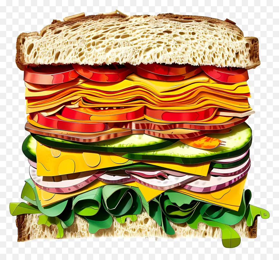 Sandwich，Lapisan PNG