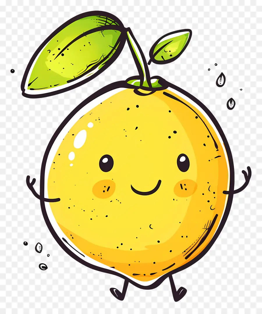 Lemon Yang Lucu，Karakter Lemon PNG