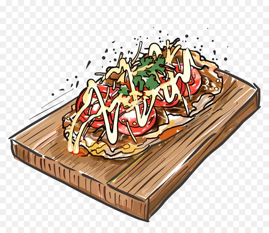 Okonomiyaki，Sandwich PNG