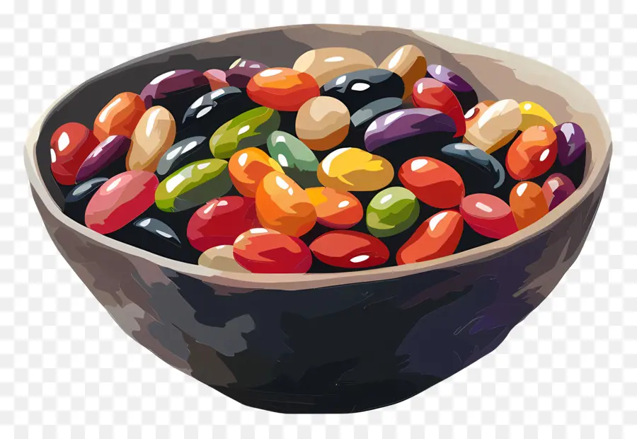 Semangkuk Kacang，Kacang Jeli PNG