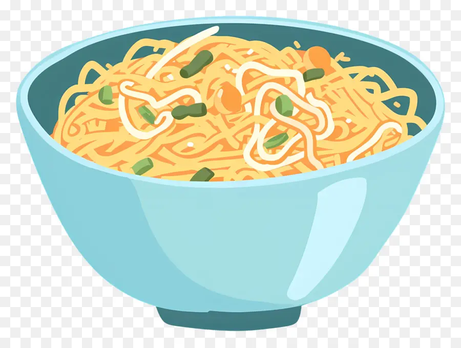 Semangkuk Mie，Spaghetti PNG