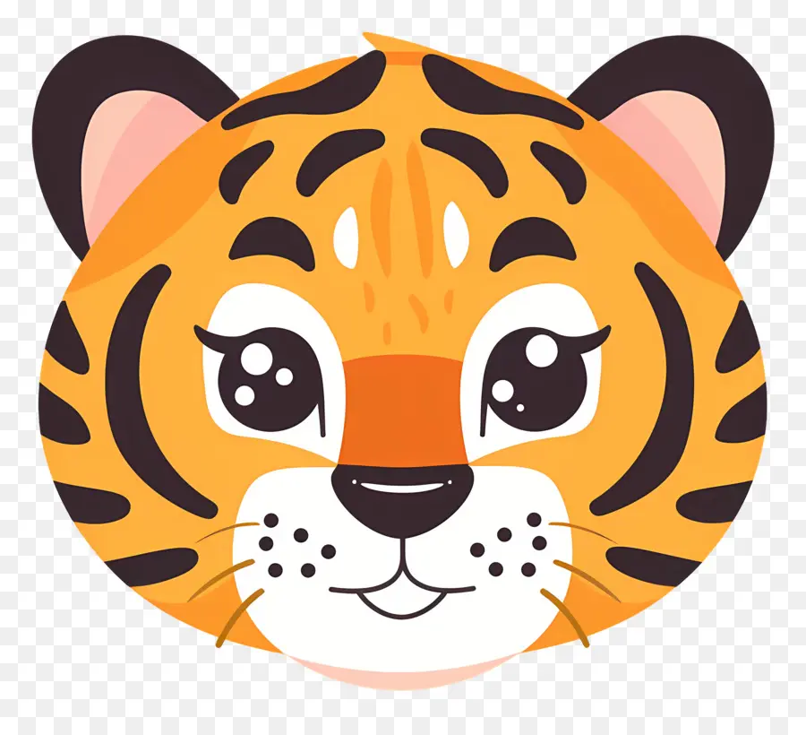 Wajah Harimau Yang Lucu，Harimau PNG