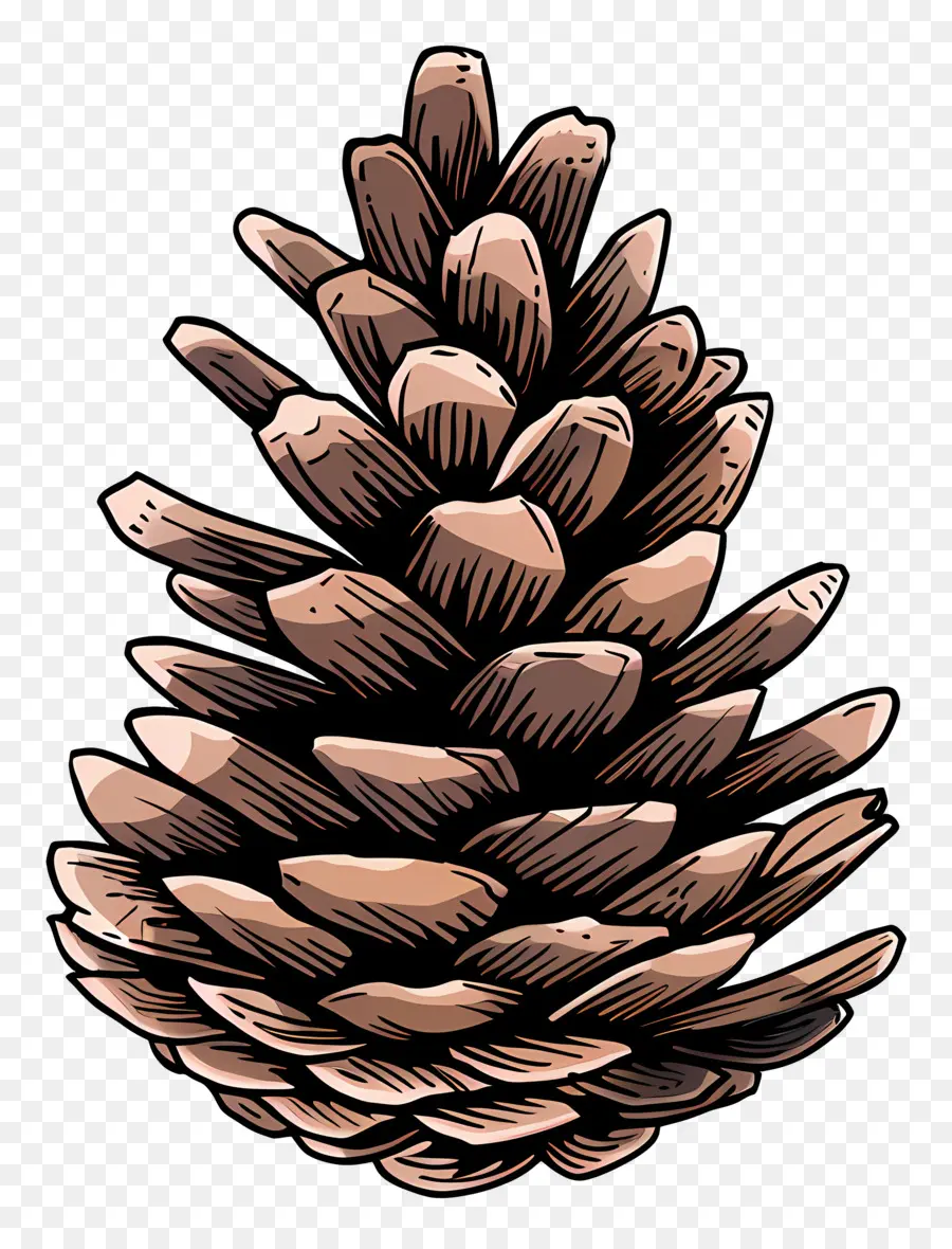 Biji Pinus，Kerucut Pinus PNG