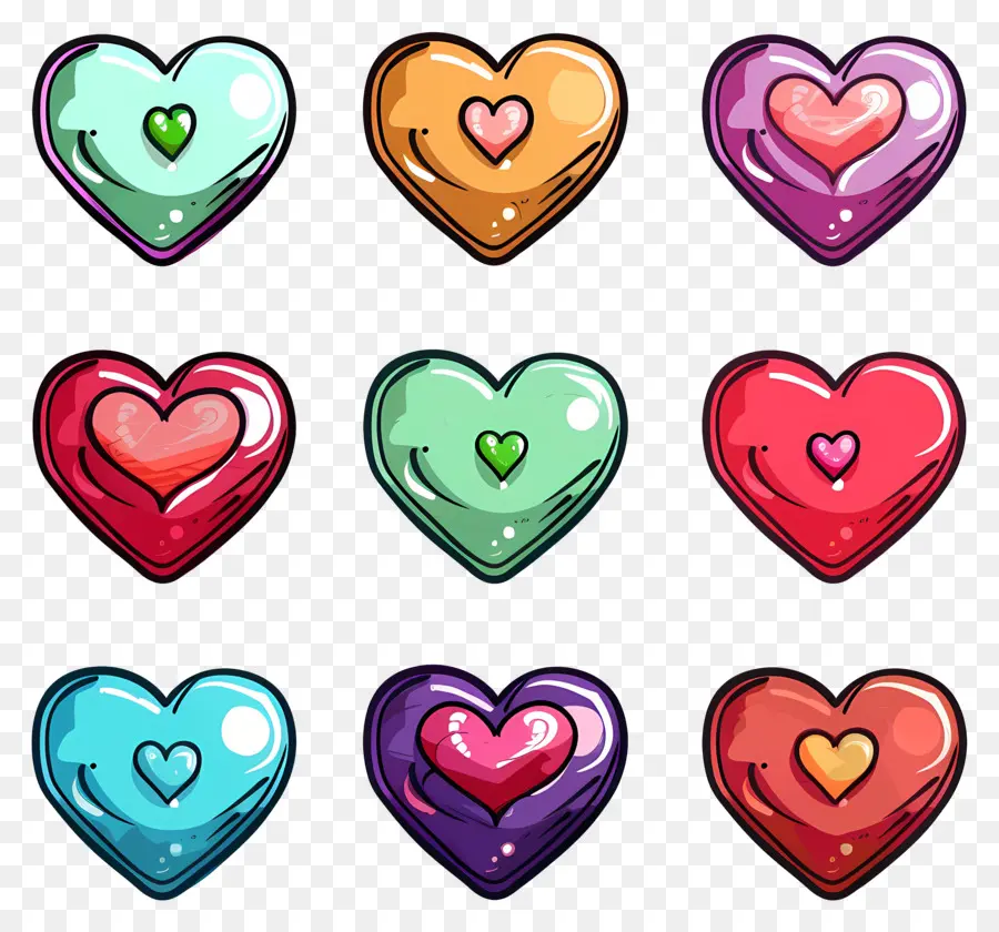 Hati，Heartshaped Tombol PNG