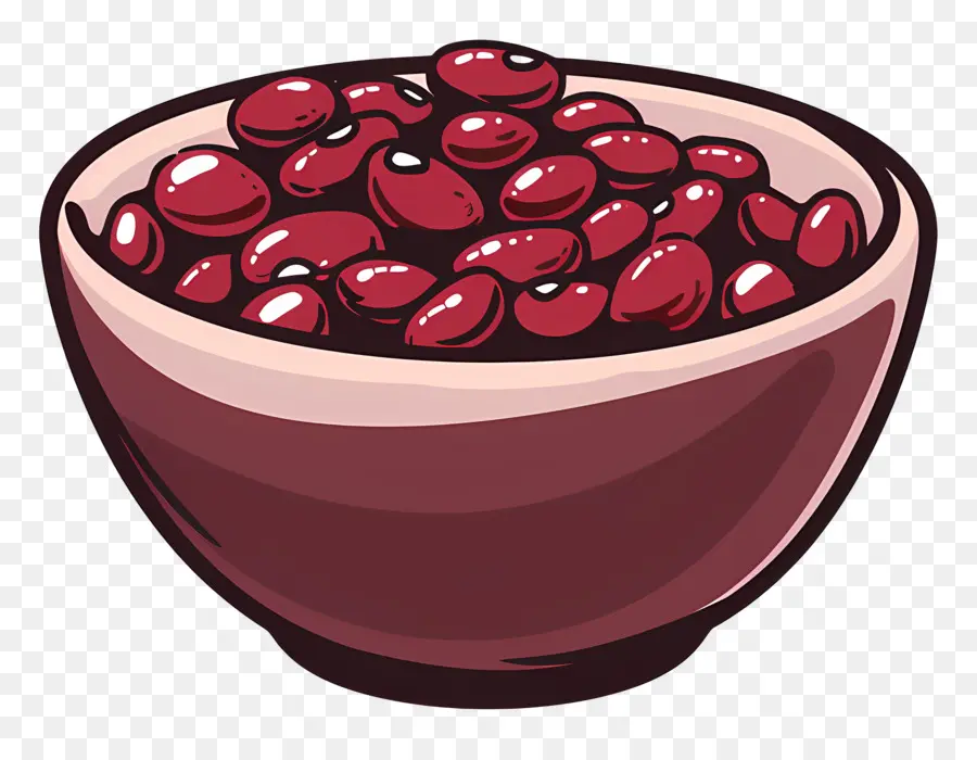 Semangkuk Kacang，Cranberry PNG