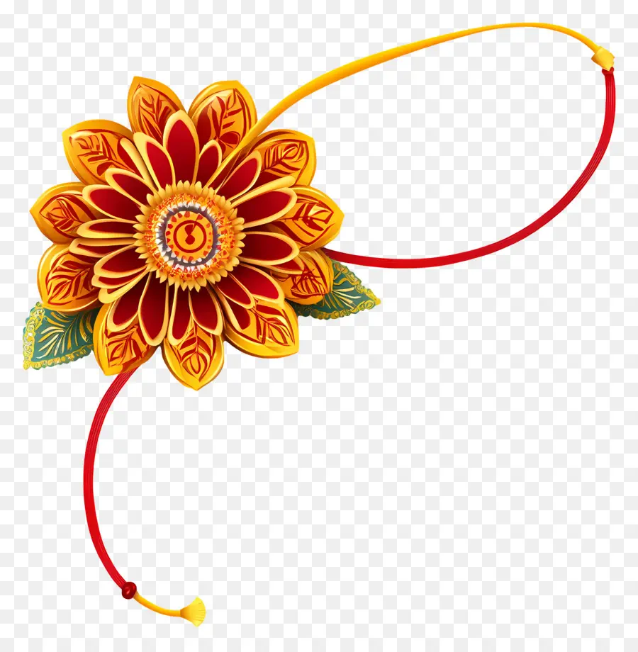 Raksha Bandhan，Bunga Kuning PNG