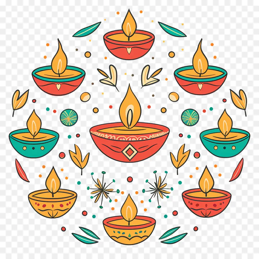 Festival Diwali，Diwali Dekorasi PNG