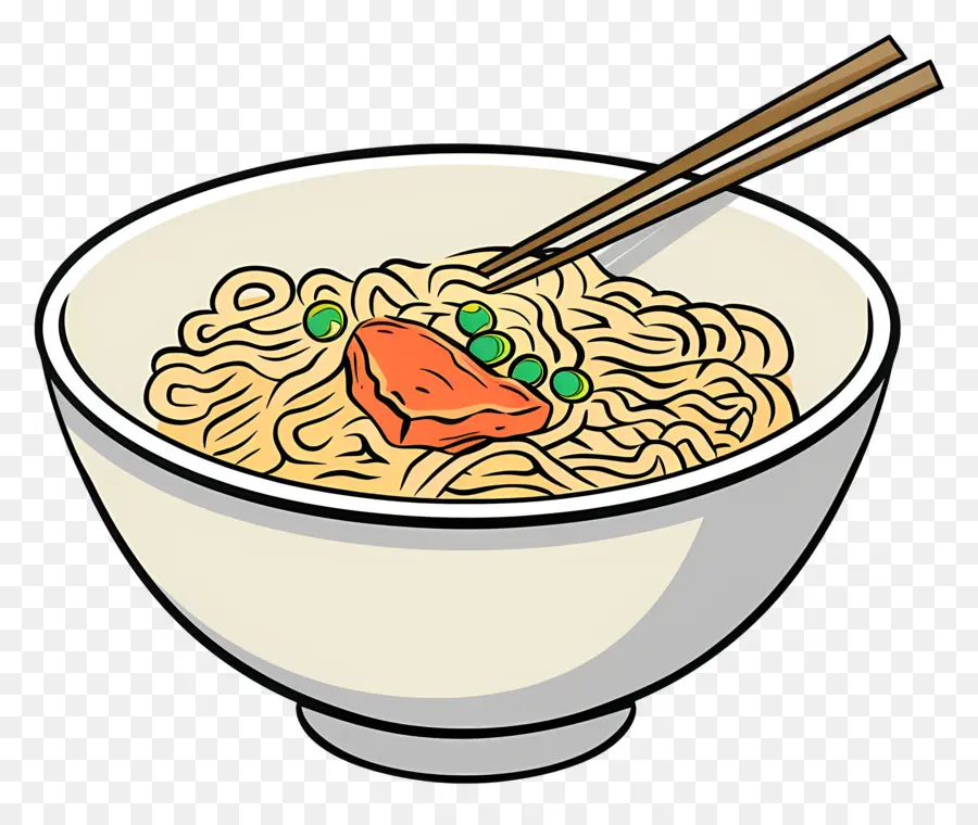 Semangkuk Mie，Mie Ramen PNG