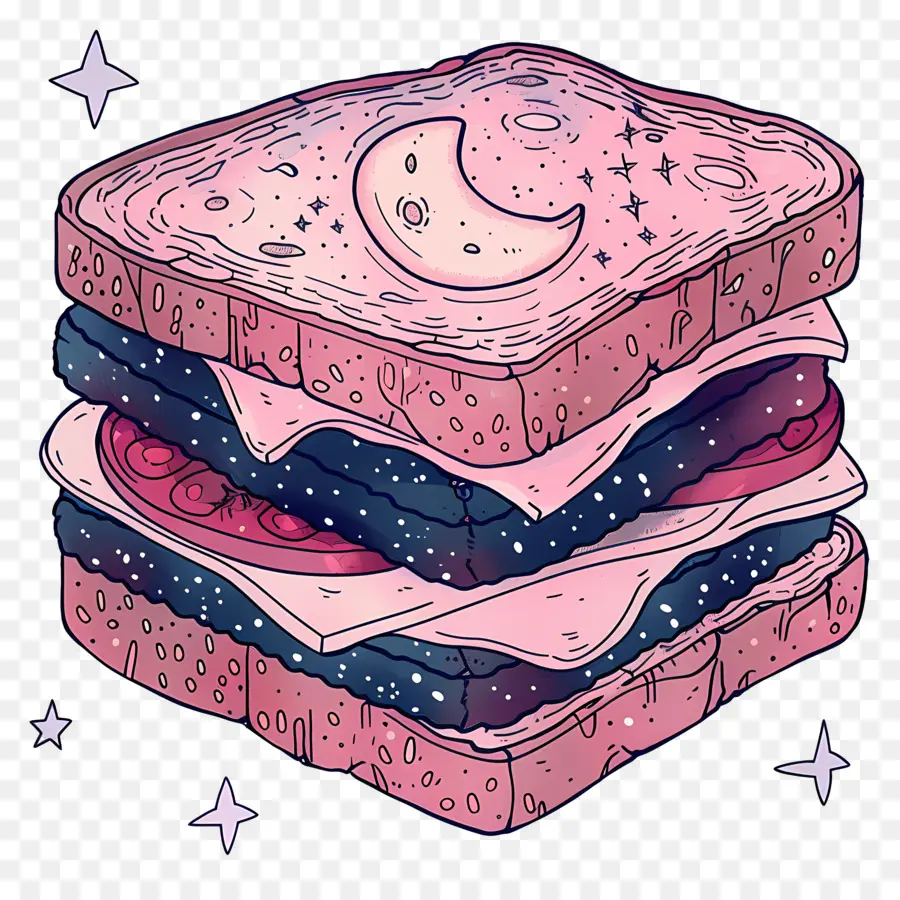 Sandwich，Kue PNG