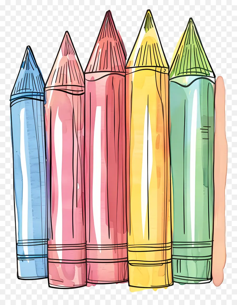 Pensil，Pensil Warna PNG