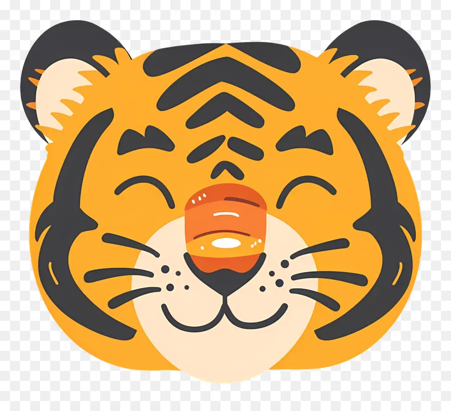 Wajah Harimau Yang Lucu，Harimau PNG