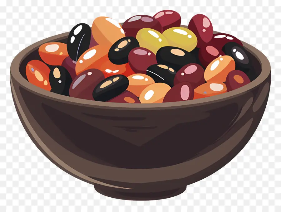 Semangkuk Kacang，Jellybeans PNG