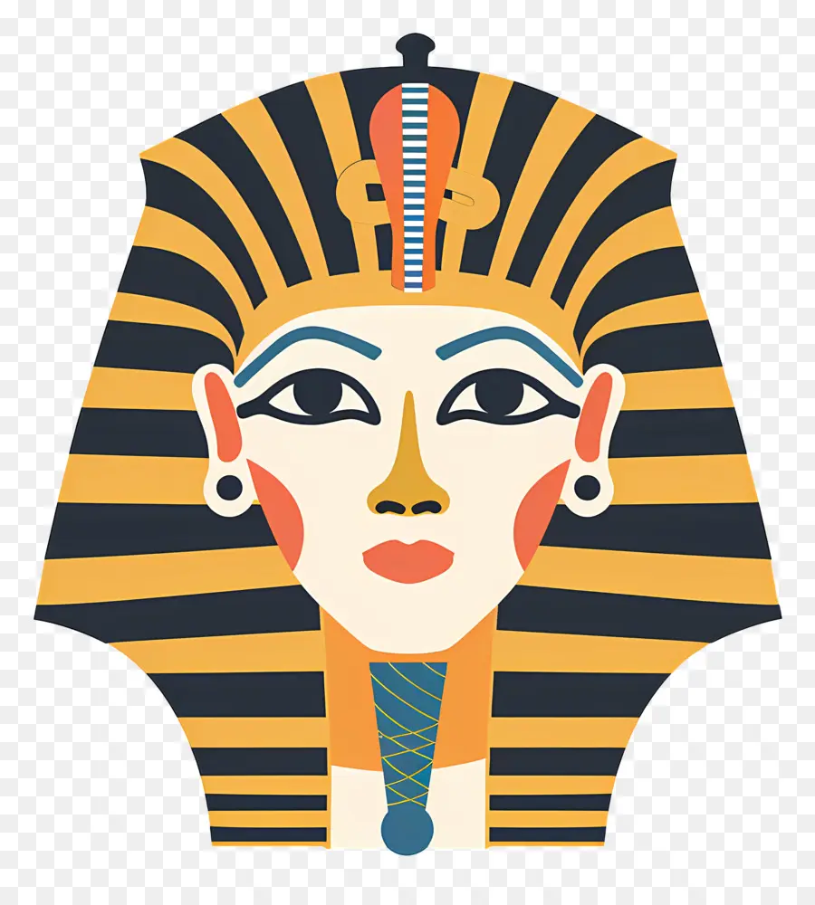 Headdress Firaun，Dewi Bastet PNG