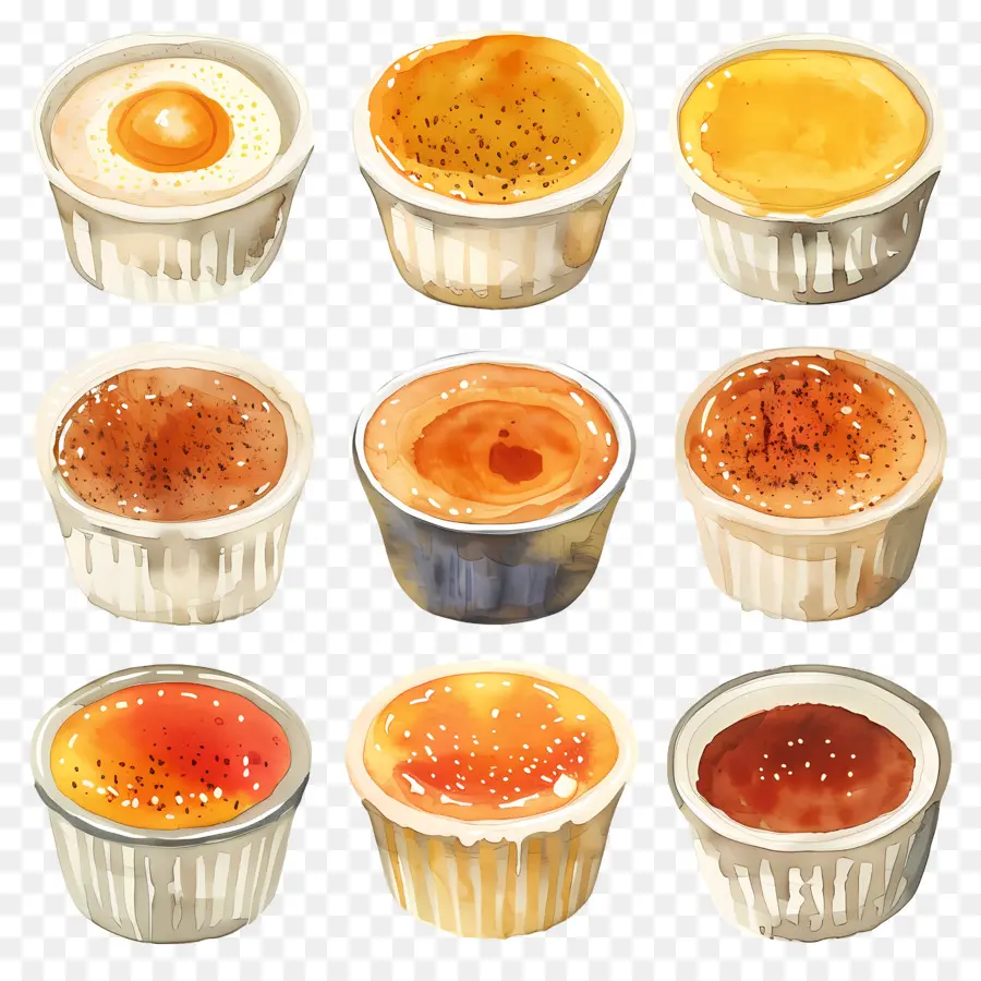 Brûlée Creme，Masakan Perancis PNG