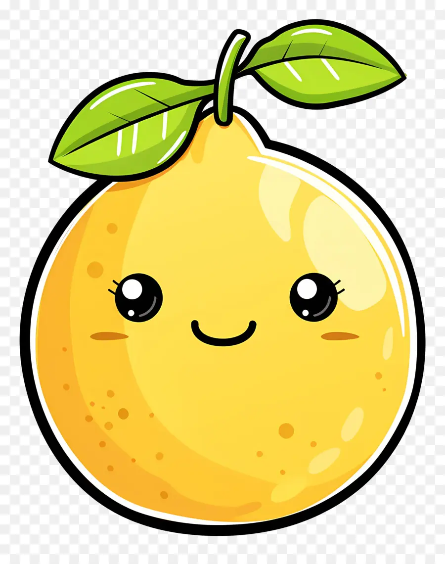 Lemon Yang Lucu，Buah PNG