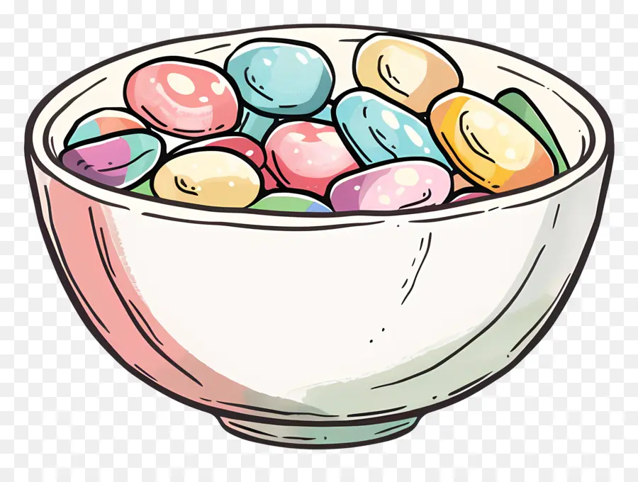 Mangkuk Permen，Jellybeans PNG