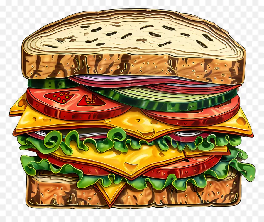 Sandwich，Hamburger PNG