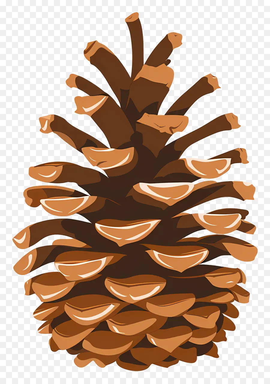 Biji Pinus，Kerucut Pinus PNG