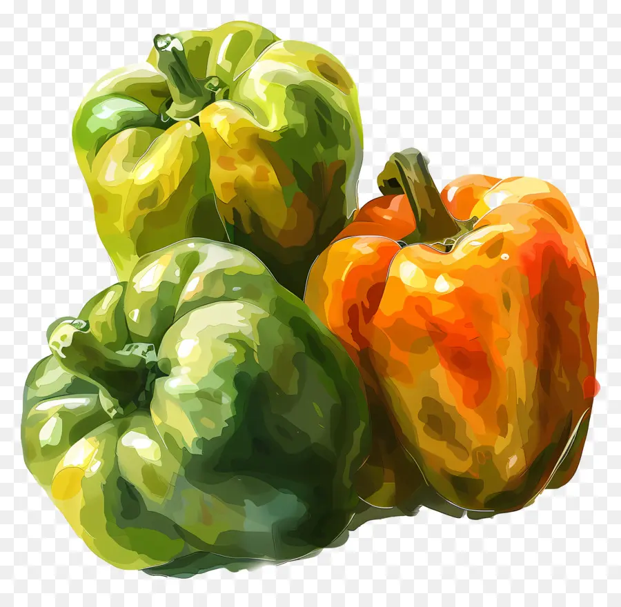 Paprika，Hijau PNG