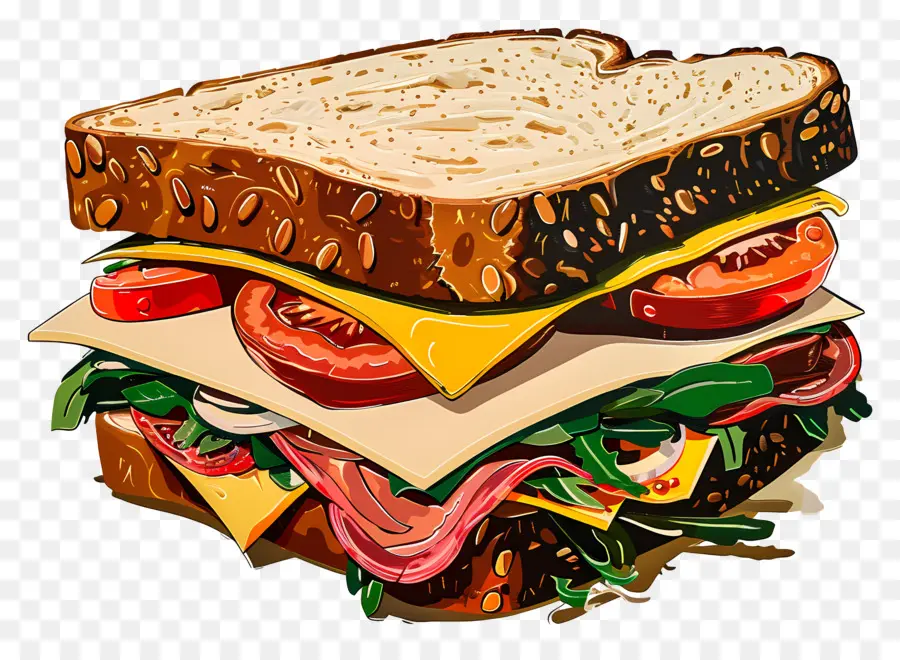 Sandwich，Daging PNG