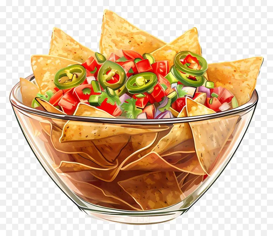 Semangkuk Nacho，Chip Nacho PNG