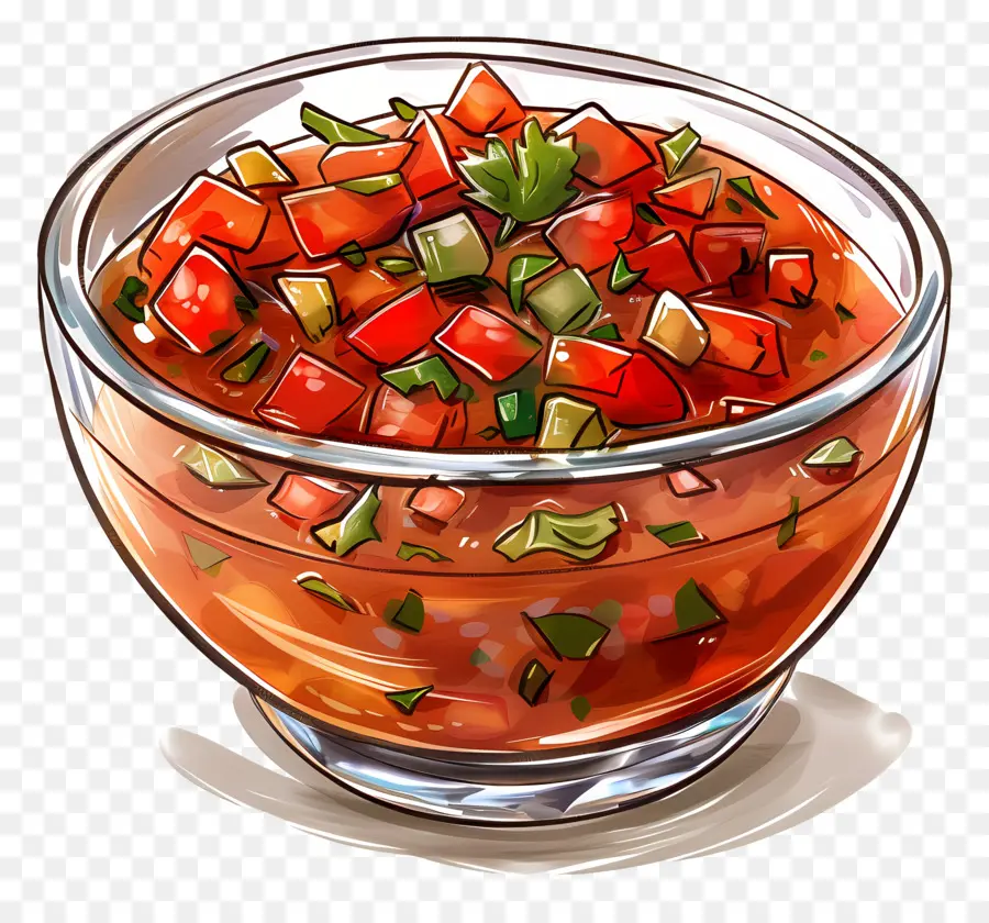 Semangkuk Salsa，Salsa PNG