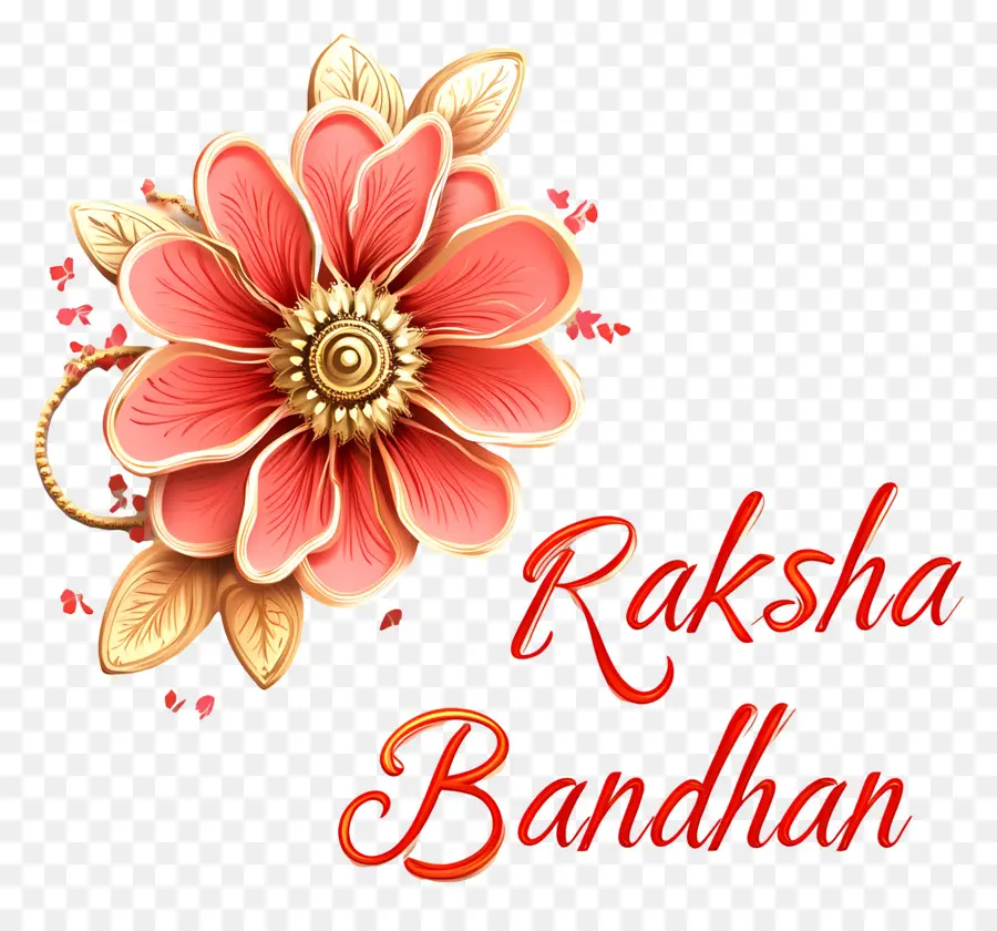 Raksha Bandhan，Bunga Merah Muda PNG