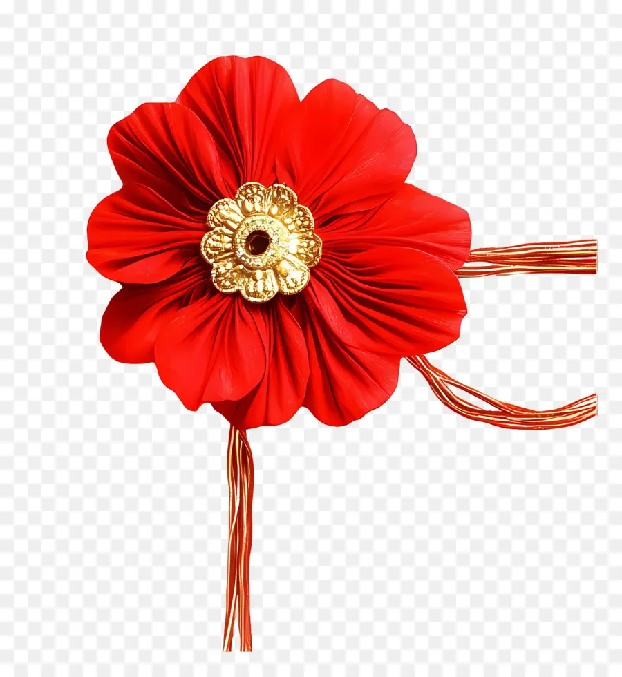 Raksha Bandhan，Bunga Merah PNG