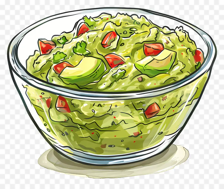 Semangkuk Guacamole，Guacamole PNG