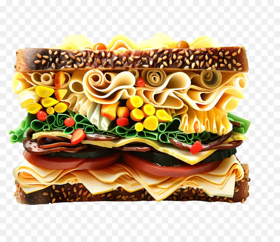 Sandwich，Lapisan PNG