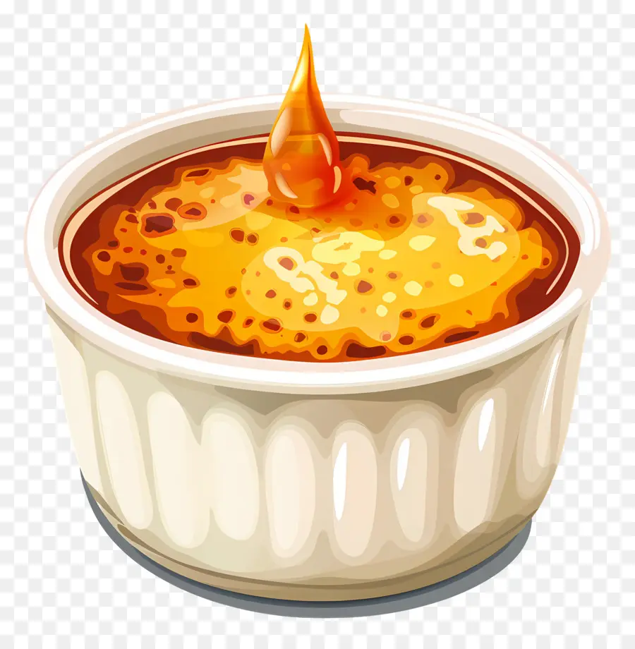 Brûlée Creme，Saus Keju PNG