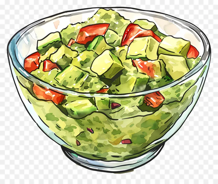 Semangkuk Guacamole，Guacamole PNG