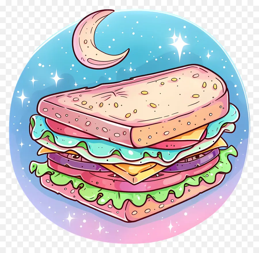 Sandwich，Selada PNG