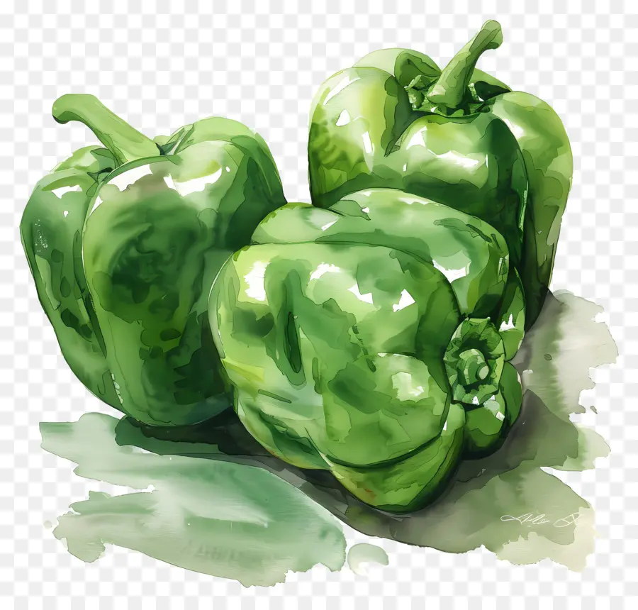 Paprika，Paprika Hijau PNG