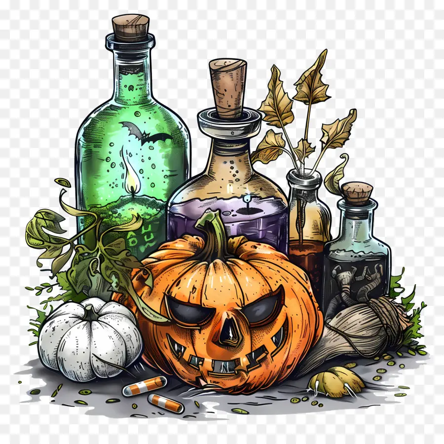 Racun Halloween，Halloween PNG