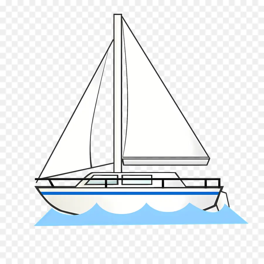 Kapal，Perahu Layar PNG