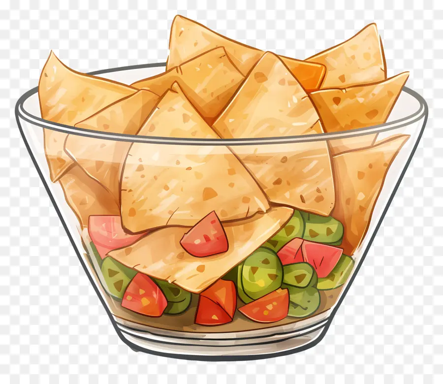 Semangkuk Nacho，Chip PNG