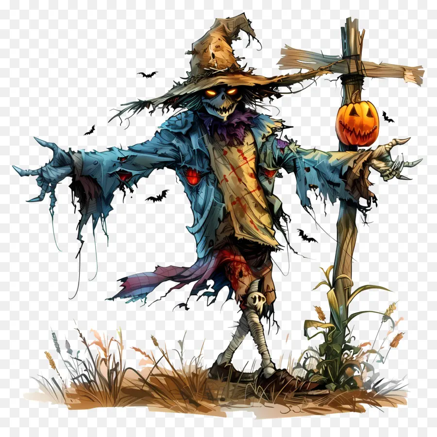 Scarecrow Yang Menakutkan，Badut PNG