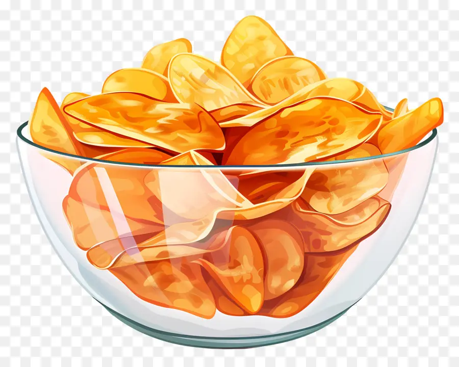 Semangkuk Chip，Goreng Keripik PNG