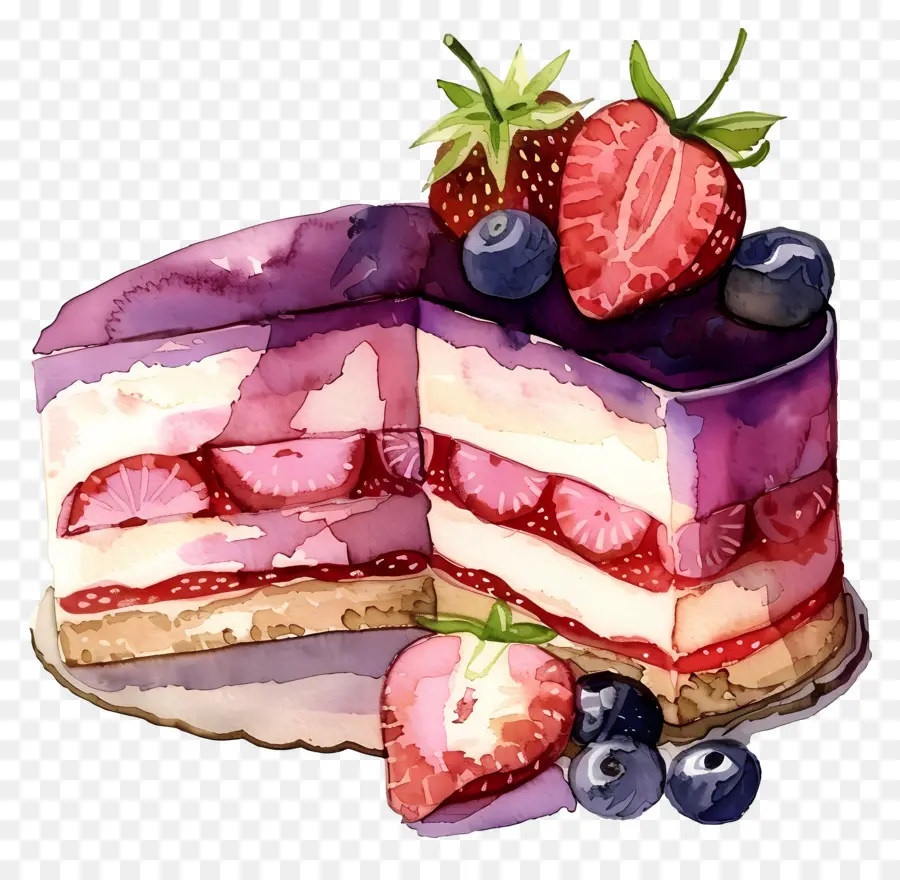 Kue Strawberry Mousse，Strawberry Shortcake PNG