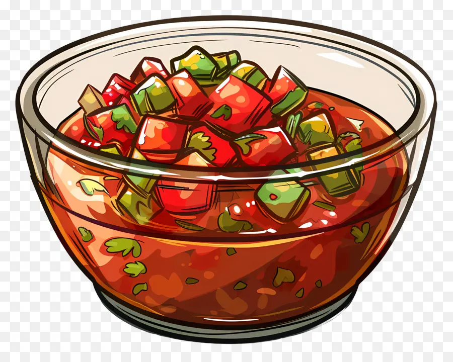 Semangkuk Salsa，Salsa PNG