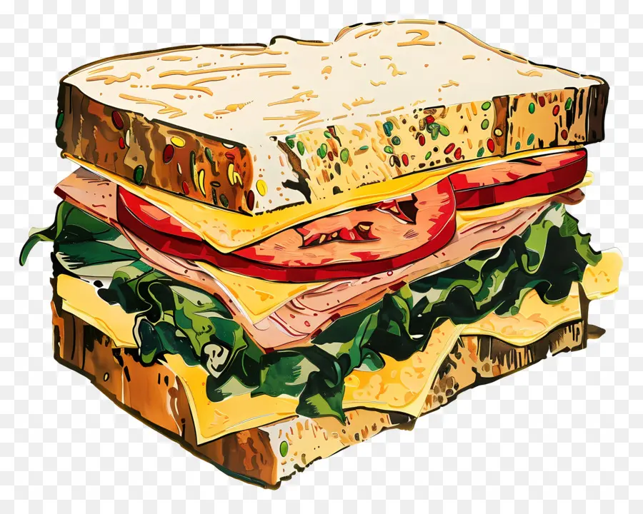 Sandwich，Roti PNG