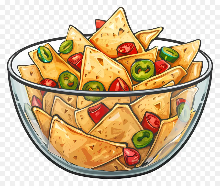 Semangkuk Nacho，Chip PNG