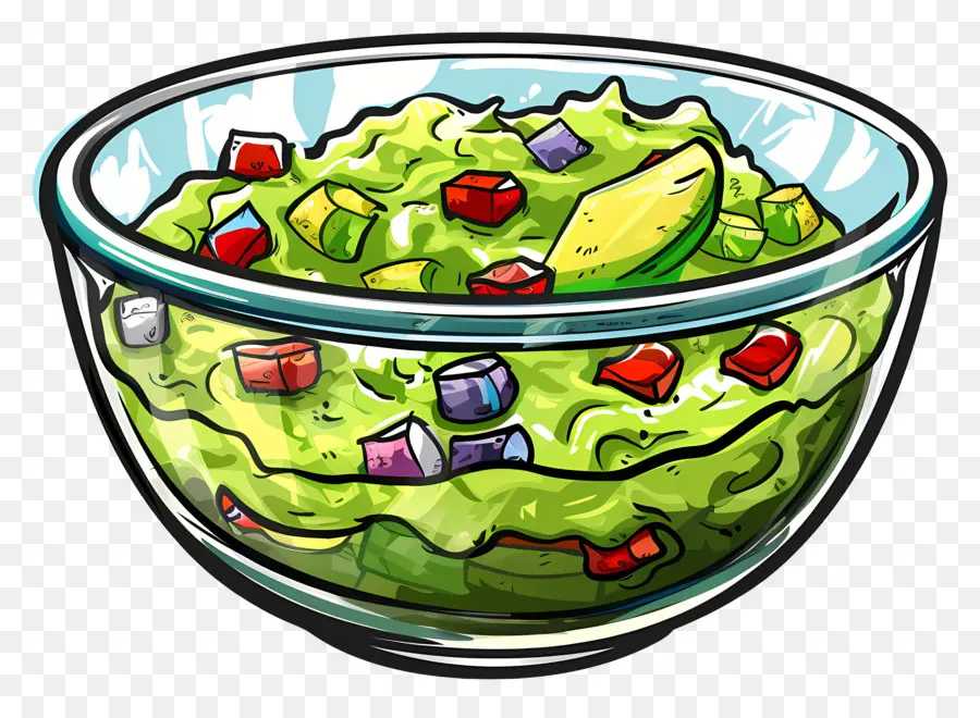 Semangkuk Guacamole，Guacamole PNG