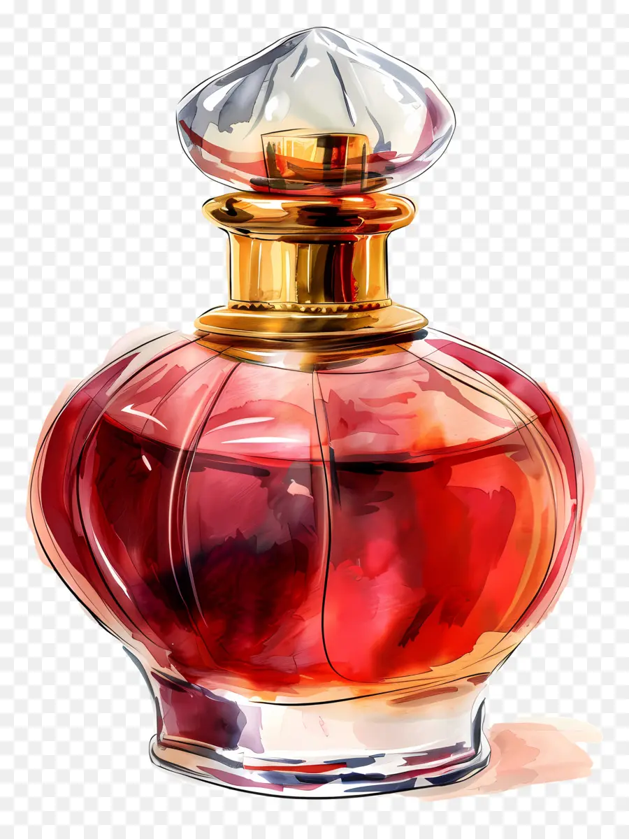 Botol Parfum，Lukisan Botol Parfum PNG