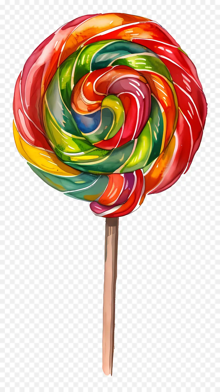 Lollipop，Pelangi Permen Lolipop PNG