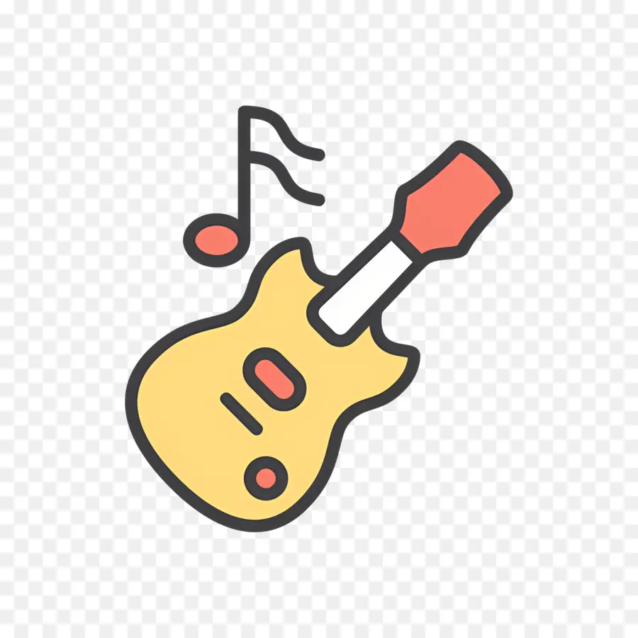 Gitar，Alat Musik PNG