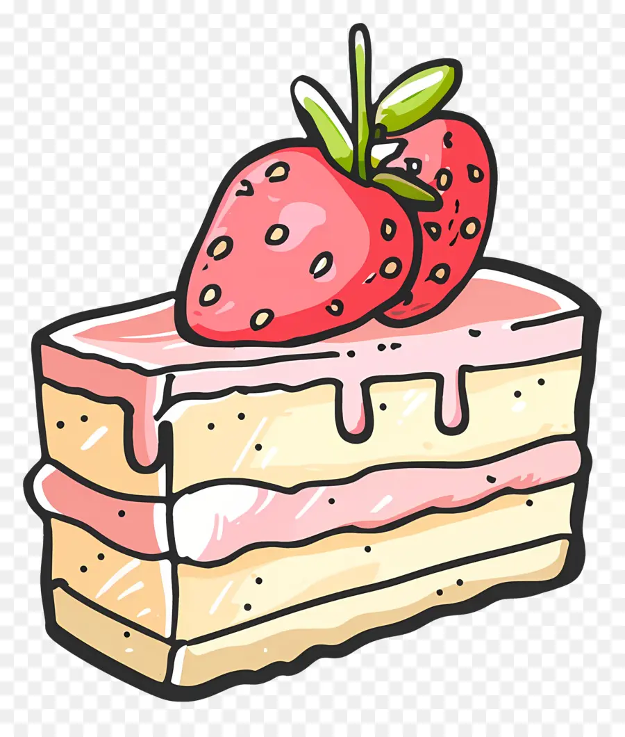 Kue Strawberry Mousse，Strawberry Cheesecake PNG