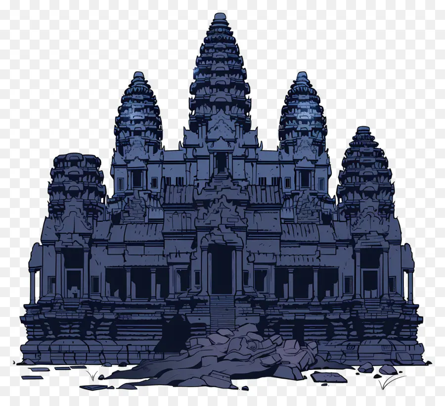 Angkor Wat，Kuil Kuno PNG