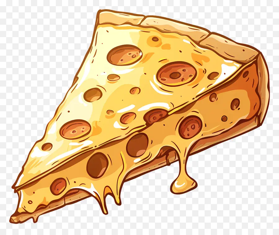 Keju Slice，Pizza PNG